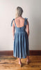 Jessa Pleated Denim Midi Dress