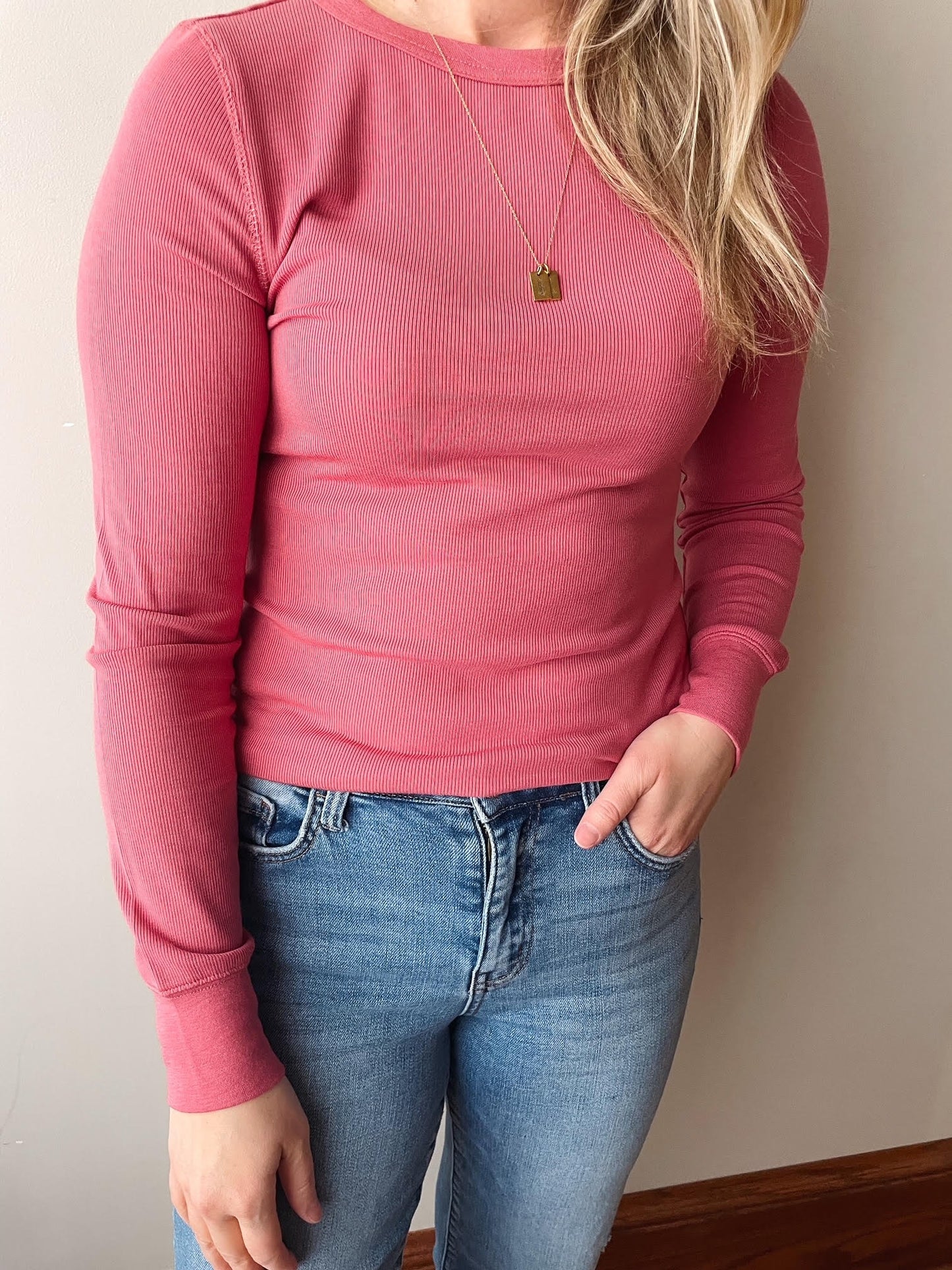 Jessica Slate Rose Long Sleeve