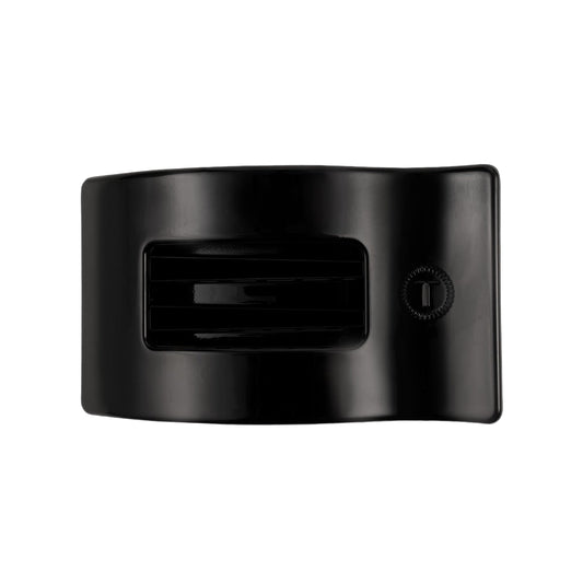 Black hair clip on a white background