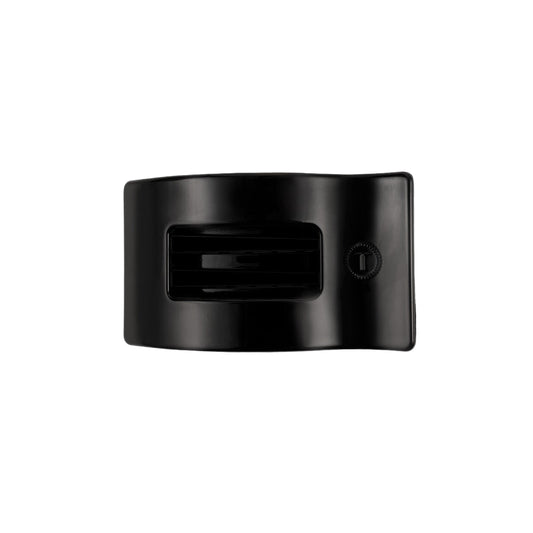 Black hair clip on a white background