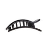 Black hair clip on a white background