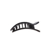 Black hair clip on a white background