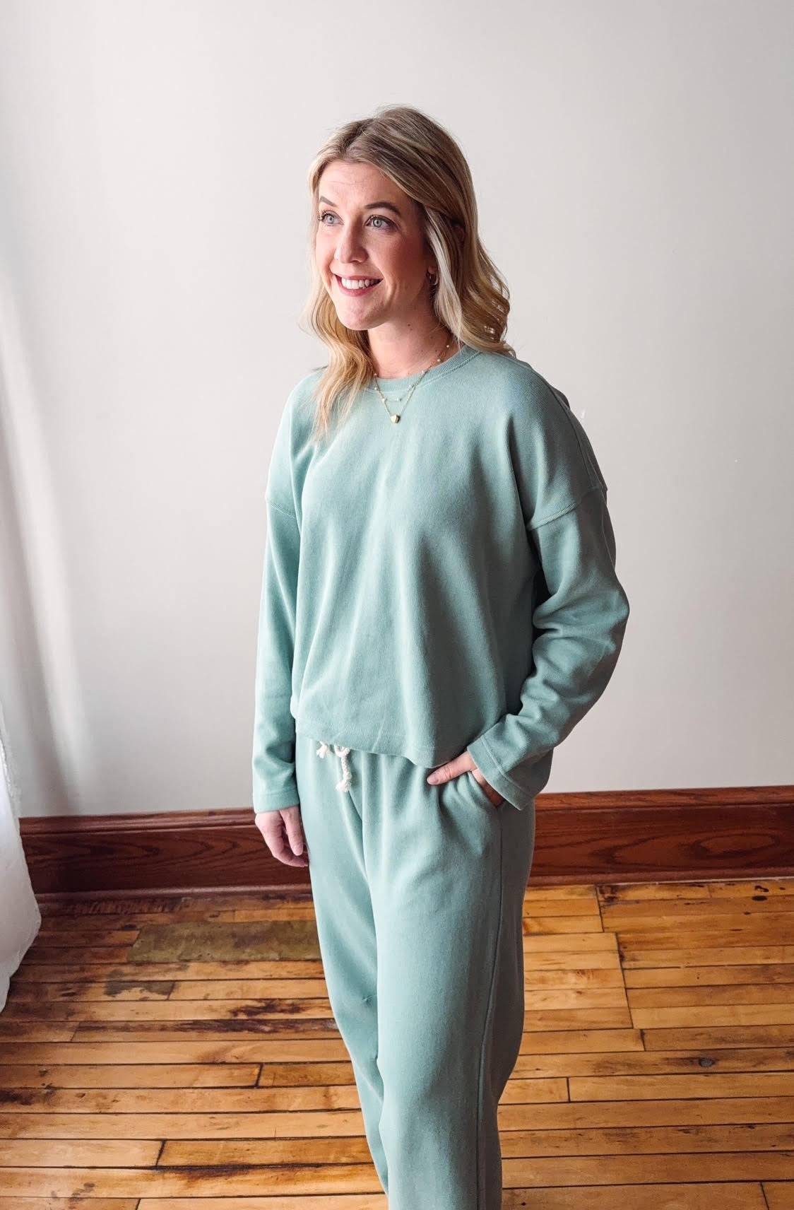 Josie Pistachio Pullover