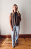 Khloe Taupe Puffer Vest