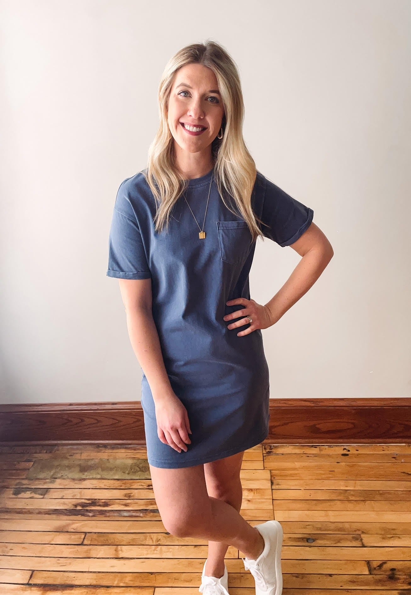 Kick Back Dress - Vintage Indigo