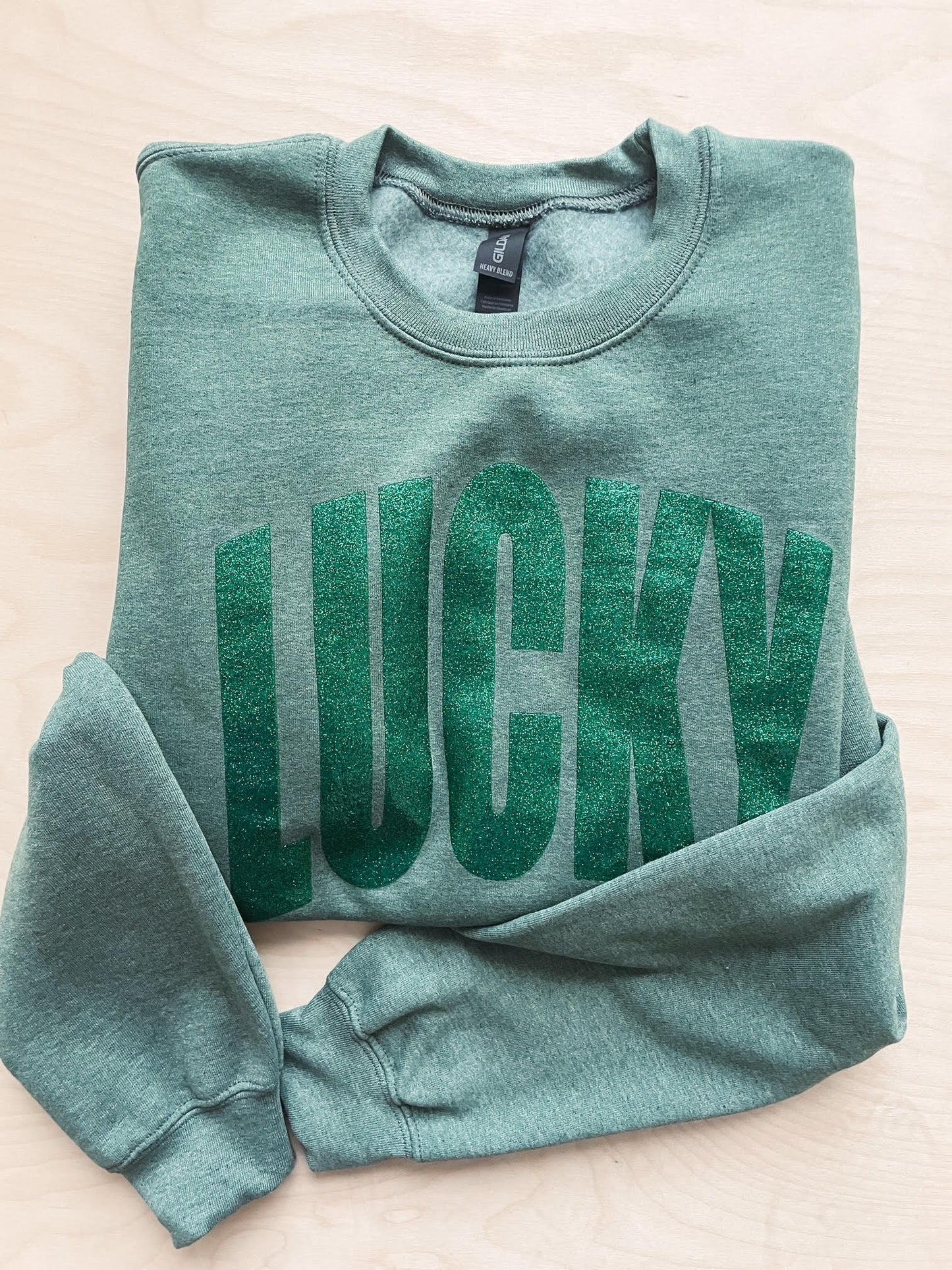 LUCKY Glitter Sweatshirt