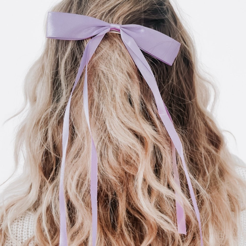 Purple Hair Bow