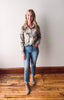 Lily Gray + Mocha Plaid Button Up