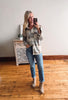 Lily Gray + Mocha Plaid Button Up