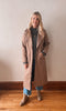 Long Mocha Trench Coat