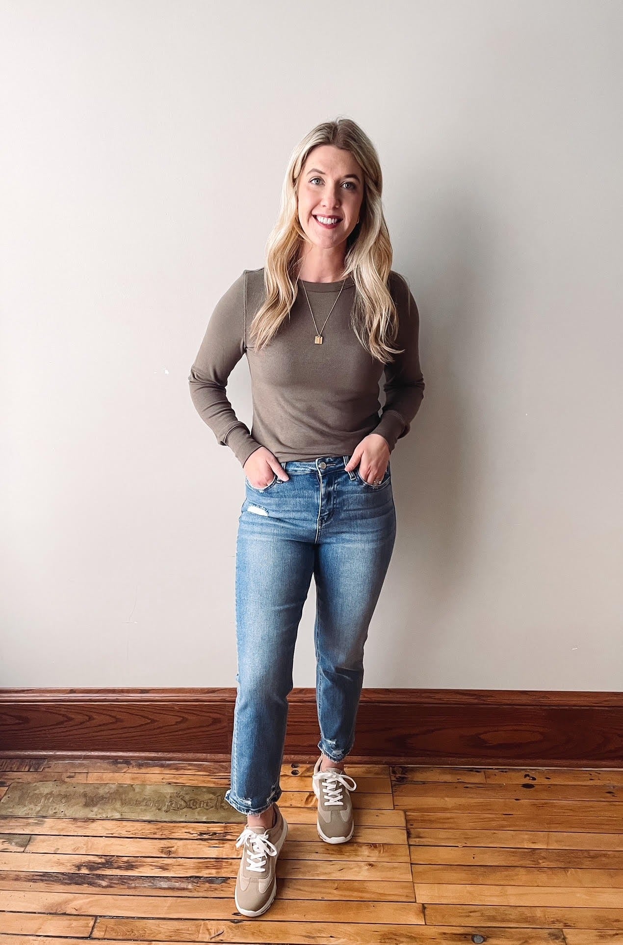 Lottie High Rise Slim Straight Jeans