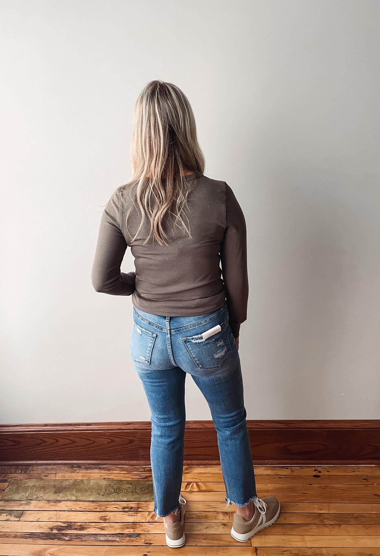 Lottie High Rise Slim Straight Jeans