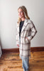 Luciana Coat - Parchment Plaid