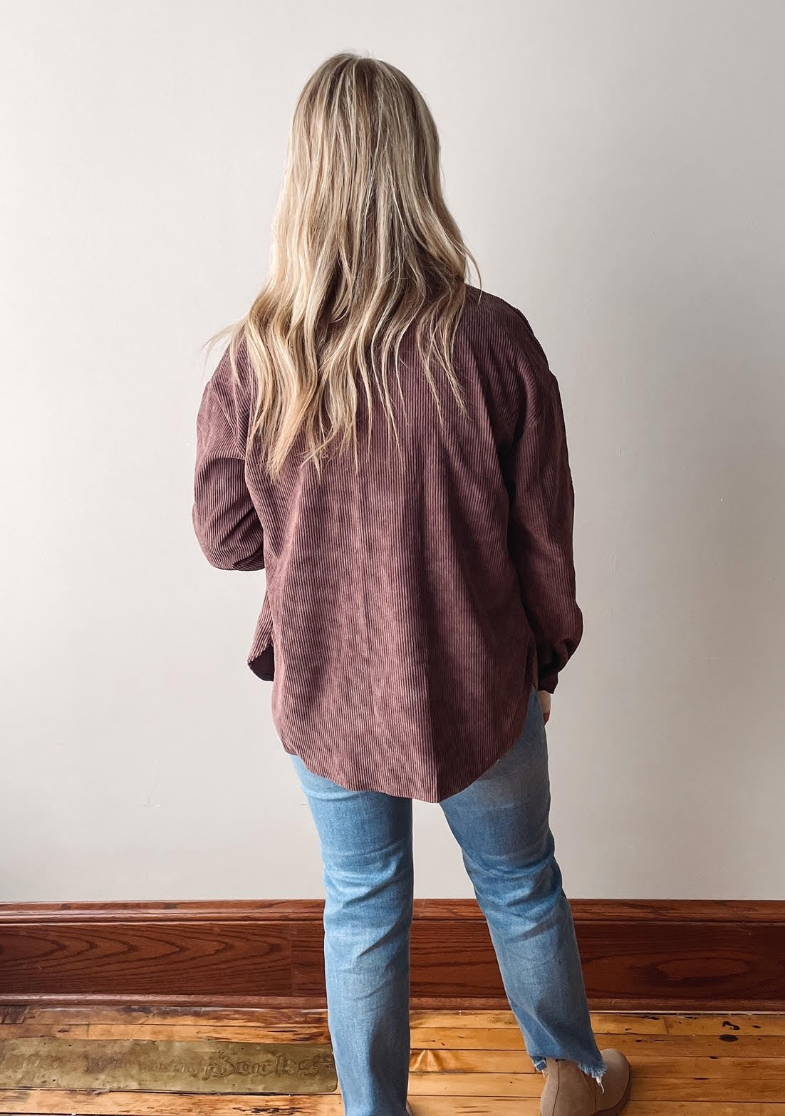 Luna Cocoa Corduroy Jacket