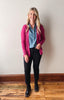 Magenta Soft Cardigan