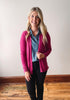 Magenta Soft Cardigan