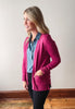 Magenta Soft Cardigan