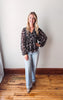 Maisie Black Floral Blouse