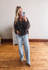 Maisie Black Floral Blouse
