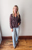 Maisie Plum Floral Blouse