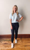 Mama Chambray Graphic Tee