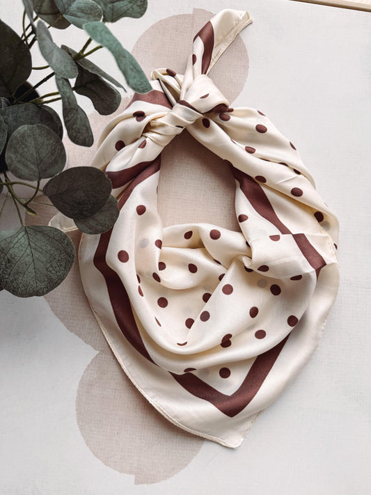 Margot Polka Dot Bandana Scarf