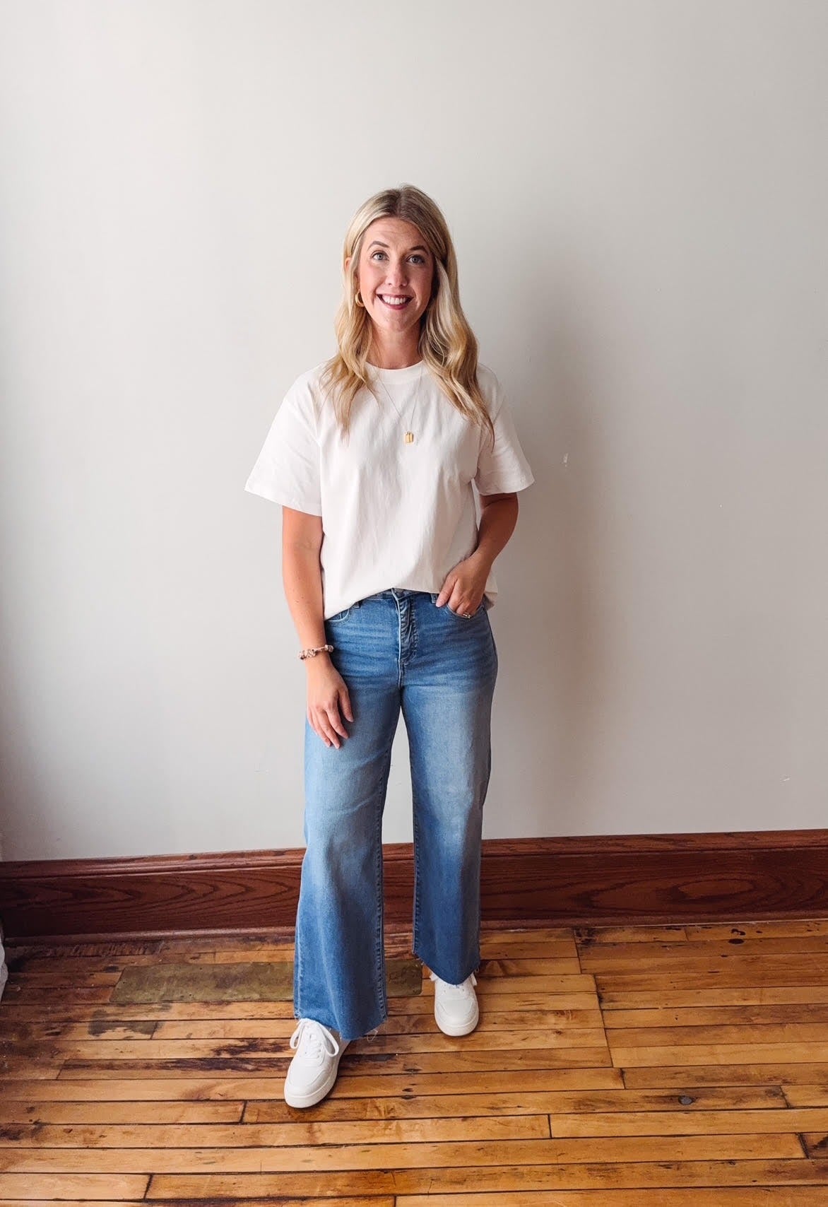 Mineral Washed Cotton Tee - Off White