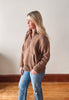 Mocha Fleece Half Zip