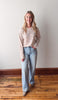 Nellie Top - Off White Brown