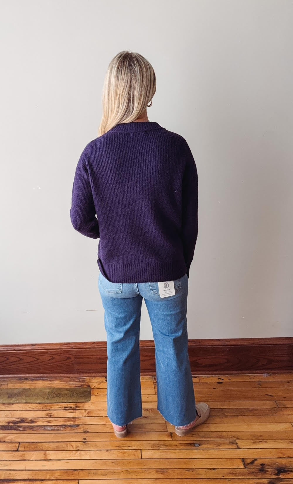 Nova Dark Purple Sweater