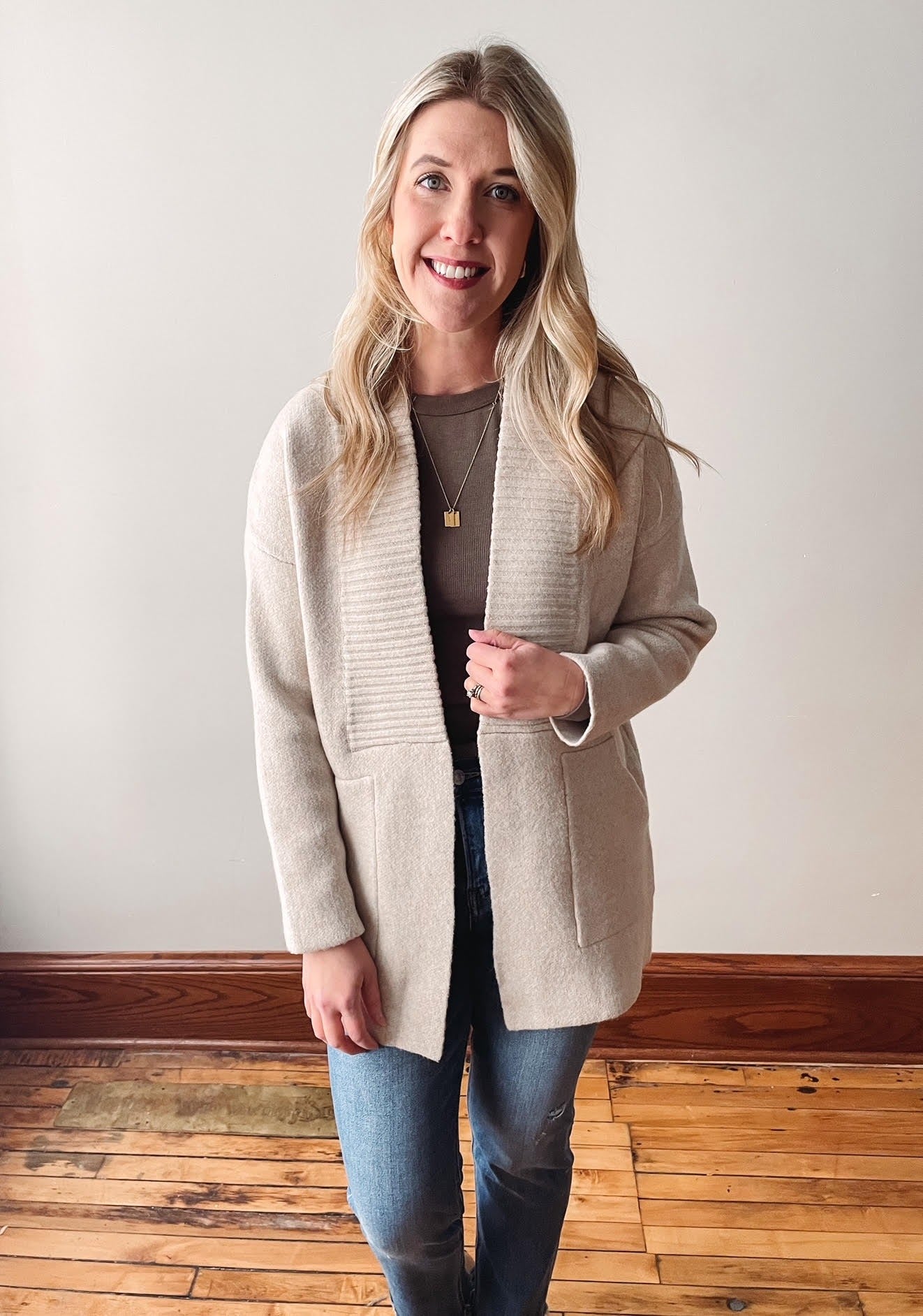 Oatmeal Extra Cozy Cardigan