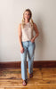 Oatmeal Pointelle Sweater Tank