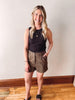 Olive Dress Shorts