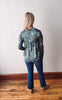 Olive Front Tie Satin Top