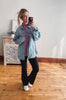 Oversized Denim Utility Jacket