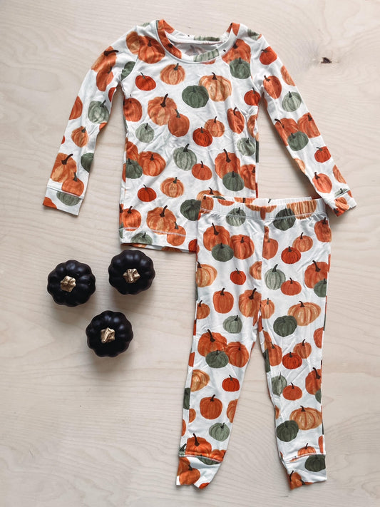 Pumpkins Loungewear Set (2t-6)