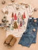 Retro Christmas Tree Graphic Tee