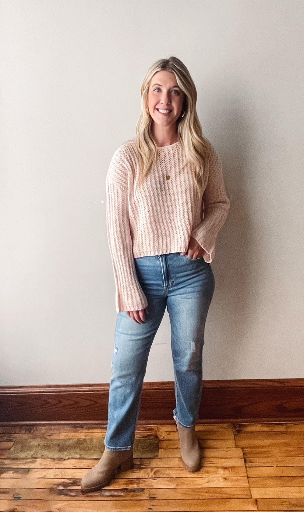 Rosalia Blush Sweater