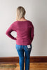 Rosewood Waffle Knit Sweater