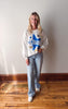SDSU White Aura Fleece Crew