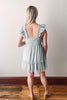 Sage Polka Dot Mini Dress