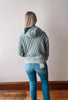 Sage Quilted Hooded Sweatshirt