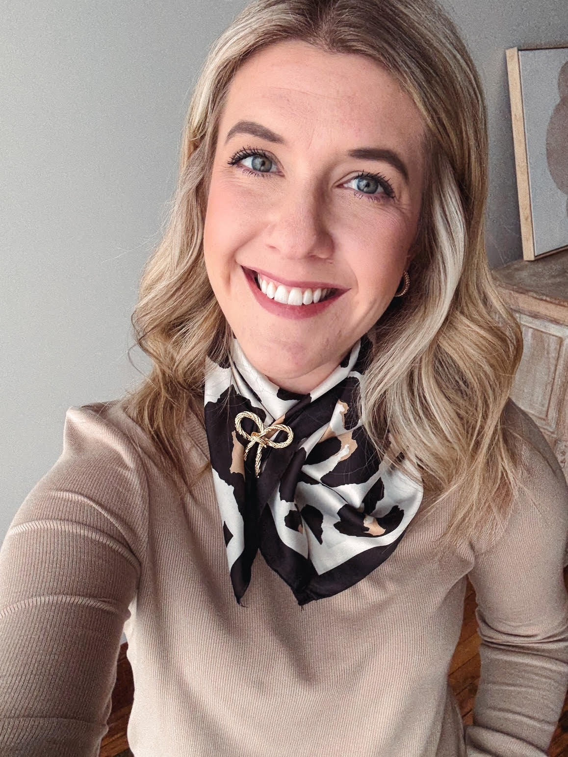 Savannah Leopard Bandana Scarf