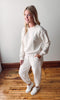 Serenity Fleece Crewneck Sweatshirt - Heather Oatmeal