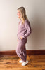 Serenity Fleece Joggers - Dusty Lavender
