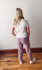 Serenity Fleece Joggers - Dusty Lavender