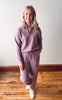 Serenity Fleece 1/4 Zip Pullover - Dusty Lavender