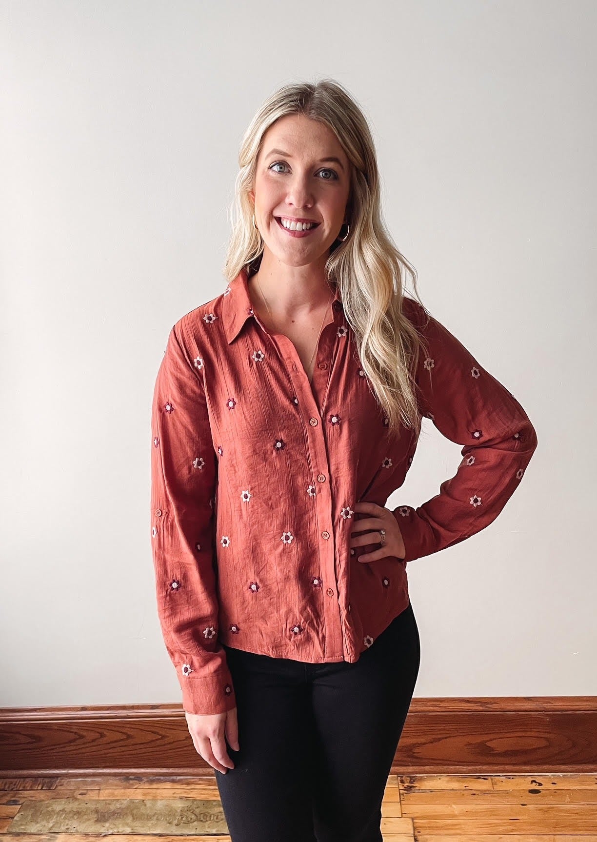 Sienna Daisy Button Up