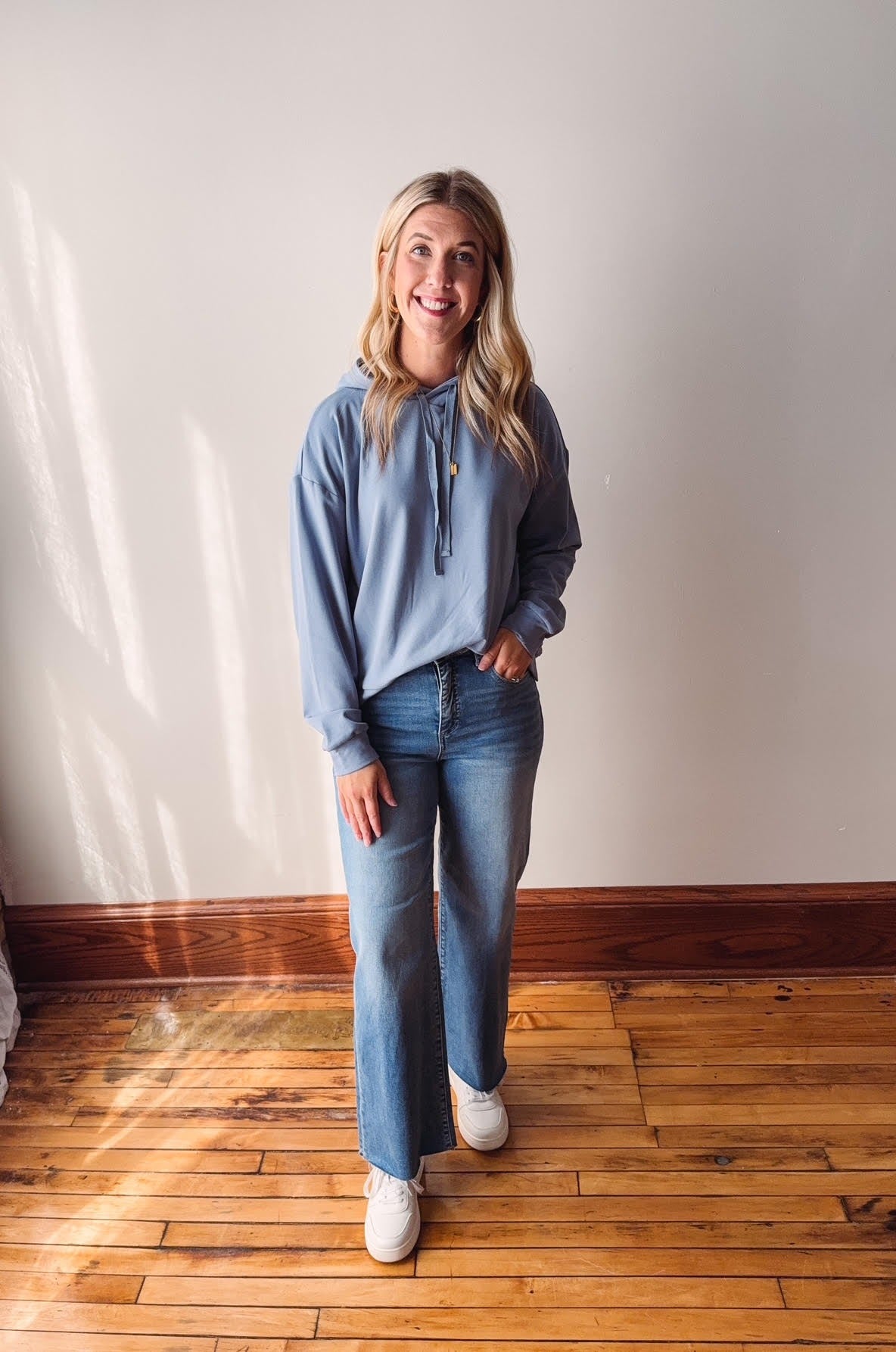 Sky Blue Cozy Hoodie