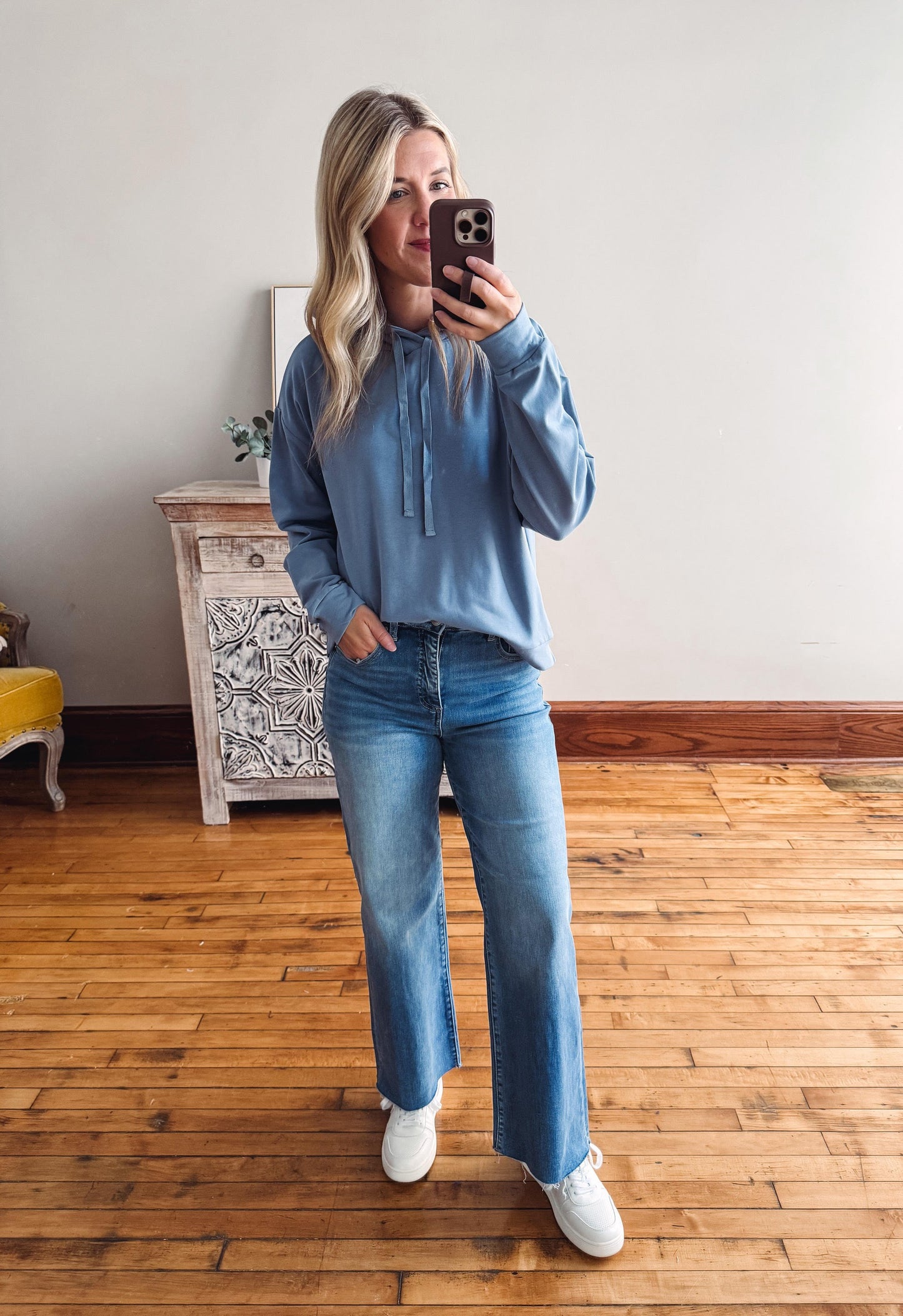 Sky Blue Cozy Hoodie